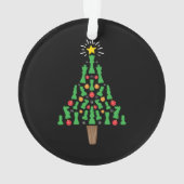 Schach-Piece Weihnachtsbaum Ornament (Rückseite)