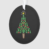 Schach-Piece Weihnachtsbaum Ornament (Vorderseite)