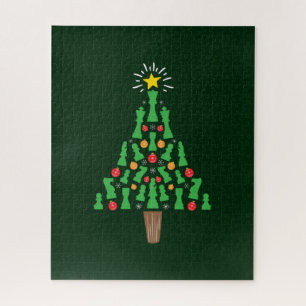 Schach-Piece Weihnachtsbaum Puzzle
