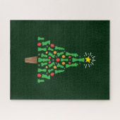 Schach-Piece Weihnachtsbaum Puzzle (Horizontal)