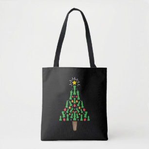 Schach-Piece Weihnachtsbaum Tasche