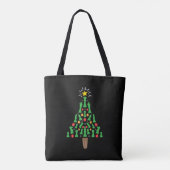 Schach-Piece Weihnachtsbaum Tasche (Rückseite)
