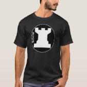 Schach Piece White Rook Schach Club Rook White Sch T-Shirt (Vorderseite)