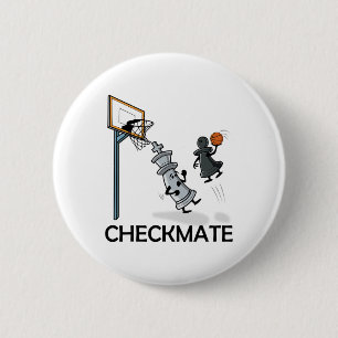 Schach-Player Schachboxen und Sketch Lover Checkma Button