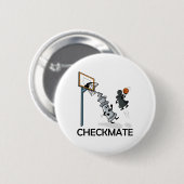 Schach-Player Schachboxen und Sketch Lover Checkma Button (Vorne & Hinten)