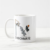 Schach-Player Schachboxen und Sketch Lover Checkma Kaffeetasse (Links)