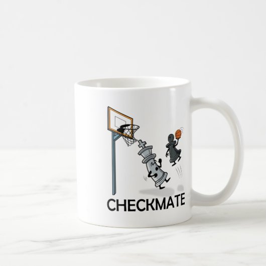 Schach-Player Schachboxen und Sketch Lover Checkma Kaffeetasse (Rechts)
