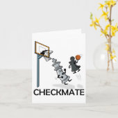Schach-Player Schachboxen und Sketch Lover Checkma Karte (Gelbe Blume)
