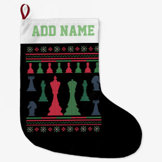 Schach Player Uggge Weihnachtssüßer Großer Weihnachtsstrumpf