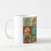 Schach-Pop-Kunst Kaffeetasse (Links)