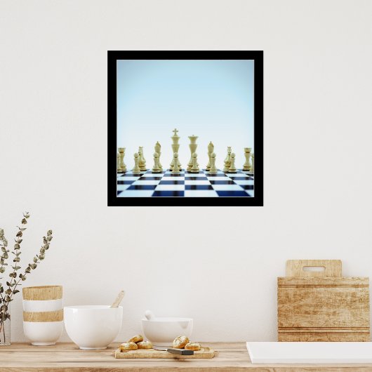 Schach - Poster (Küche)