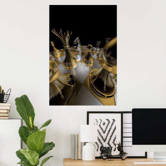 Schach Poster (Heimbüro)