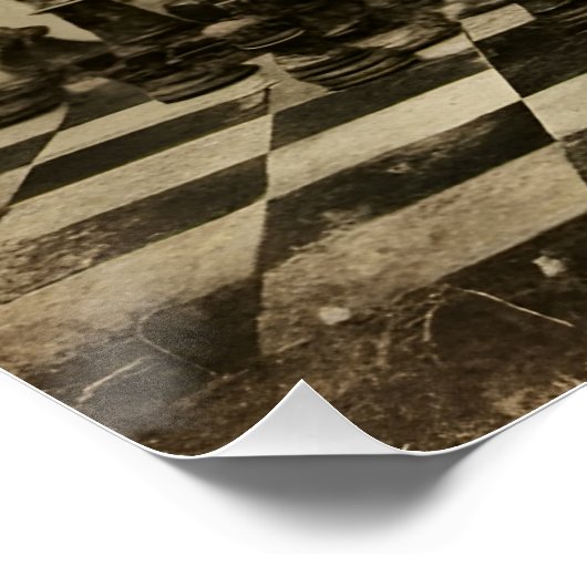Schach Poster (Ecke)