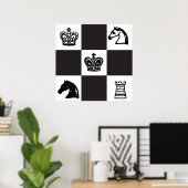 Schach Poster (Heimbüro)