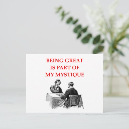 Schach Postkarte (Stehend Vorderseite)