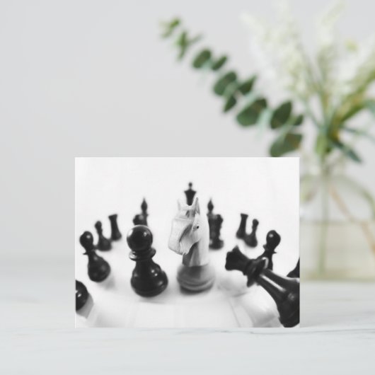 Schach Postkarte (Stehend Vorderseite)