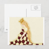 Schach Postkarte (Vorne/Hinten)