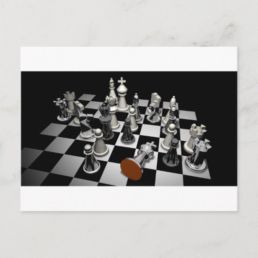 Schach Postkarte (Vorderseite)