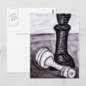 Schach Postkarte (Vorne/Hinten)