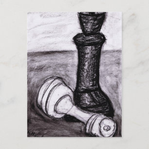 Schach Postkarte