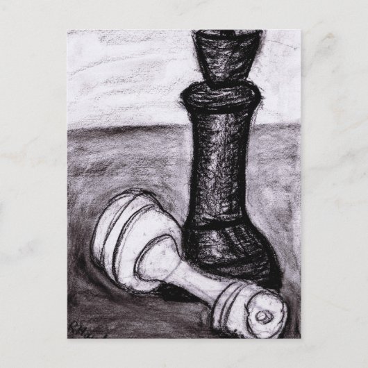 Schach Postkarte (Vorderseite)