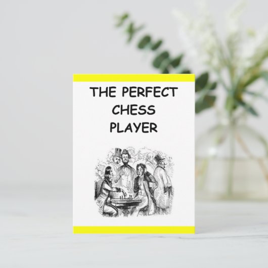 Schach Postkarte (Stehend Vorderseite)