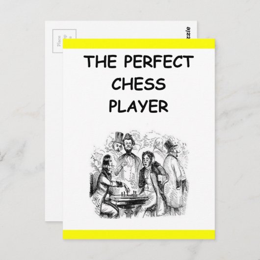 Schach Postkarte (Vorne/Hinten)