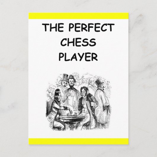 Schach Postkarte (Vorderseite)