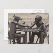 Schach Postkarte (Vorne/Hinten)