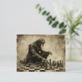 Schach Postkarte (Stehend Vorderseite)