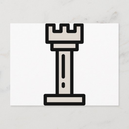 Schach Postkarte (Vorderseite)