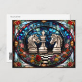 Schach Postkarte (Vorne/Hinten)