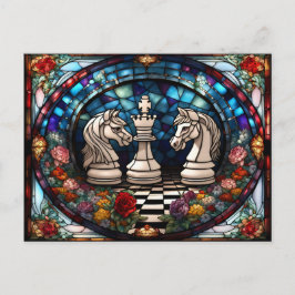 Schach Postkarte
