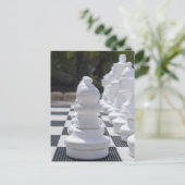 Schach-Postkarte Postkarte (Stehend Vorderseite)