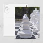 Schach-Postkarte Postkarte (Vorne/Hinten)