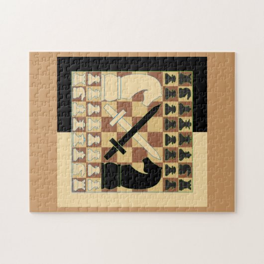 SCHACH PUZZLE (Horizontal)