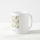 Schach-Puzzlespiel-Tasse #2 Kaffeetasse (VorderseiteRechts)