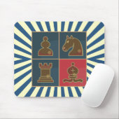 Schach-Quadrate Mousepad (Mit Mouse)