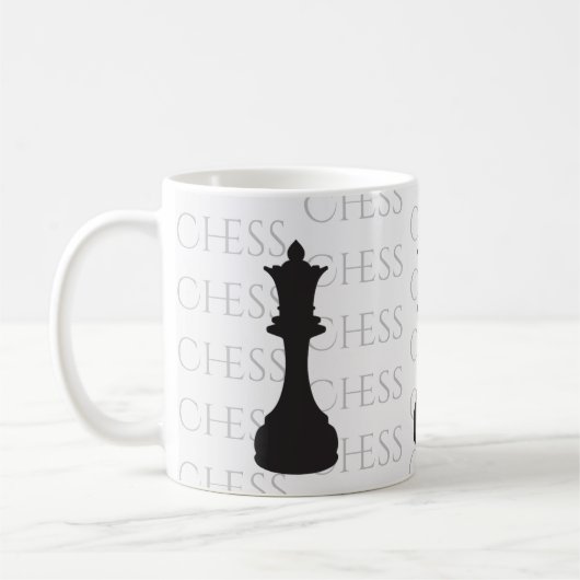 Schach Queen Classic Piece Modern Kaffeetasse (Links)