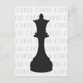 Schach Queen Classic Piece Modern Postkarte (Vorderseite)