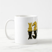 Schach-Reflexion, Schach-Tasse, Esprit-tShirt Kaffeetasse (Links)