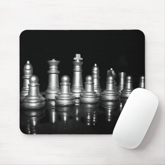 Schach-Reflexionen Mousepad (Mit Mouse)