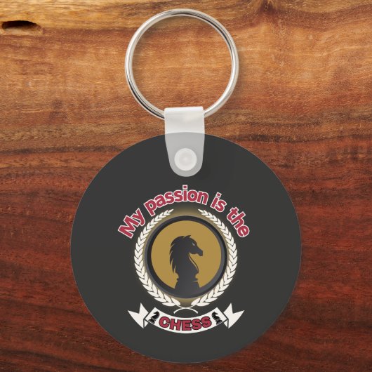 Schach-Ritter Laurel Kronenleidenschaft Strategie Schlüsselanhänger (Vorderseite)