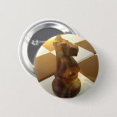 Schach-Ritter-runder Knopf Button (Vorne & Hinten)