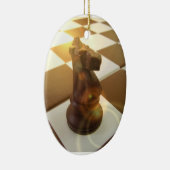 Schach-Ritter-Verzierung Keramikornament (Rechts)