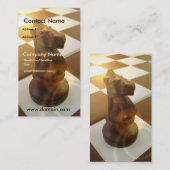 Schach-Ritter-Visitenkarte Visitenkarte (Vorne/Hinten)