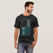 Schach Ritterpferd Spiel Checkmate Schach T-Shirt (Vorne ganz)