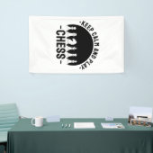 Schach - Ruhe Behalten und Schach spielen Banner (Messeveranstaltung)