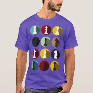 Schach Runde Schach Cooles Brettspiel Gif T-Shirt