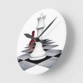 Schach Runde Wanduhr (Winkel)